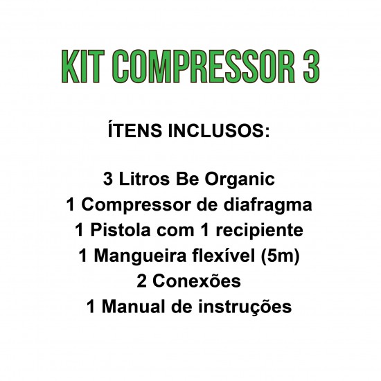 KIT 3 (Compressor + 3 litros) KIT 3 (Compressor + 3 litros)