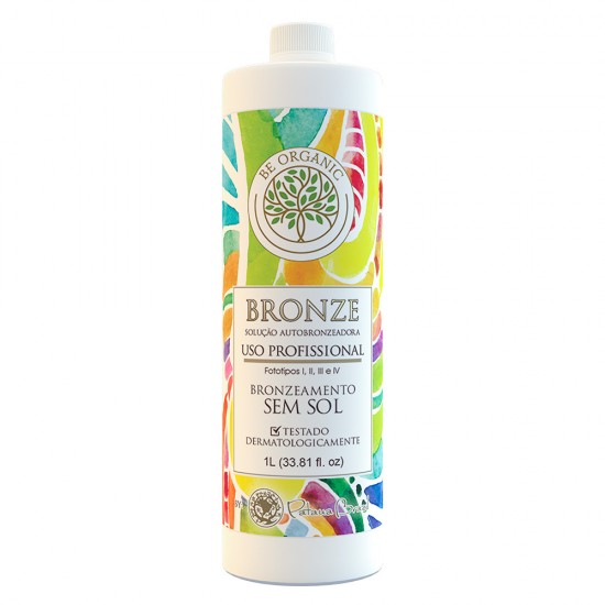 Solução Bronzeadora Be Organic - Bronze - 1 Litro Solução Bronzeadora Be Organic - Bronze - 1 Litro
