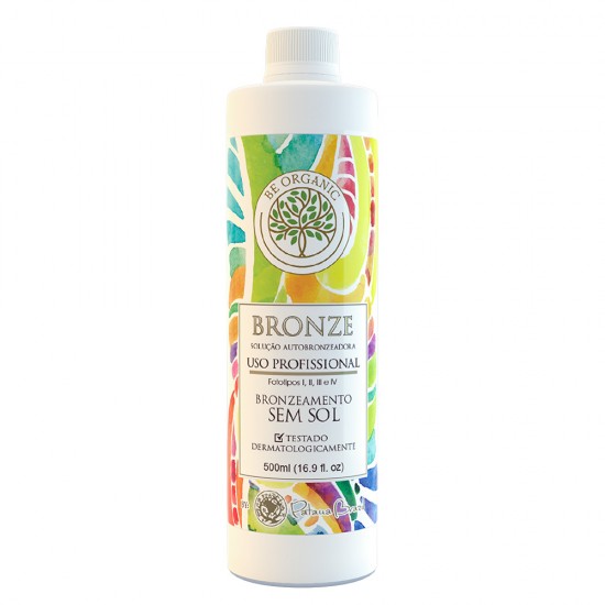 Solução Bronzeadora Be Organic - Bronze - 500ml Solução Bronzeadora Be Organic - Bronze - 500ml