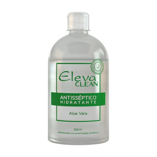 Eleva - Clean Antisséptico Hidratante 500ml (CX 12 unidades)