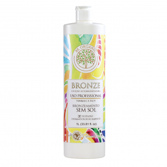 Solução Bronzeadora Be Organic - Bronze - 1 Litro Solução Bronzeadora Be Organic - Bronze - 1 Litro
